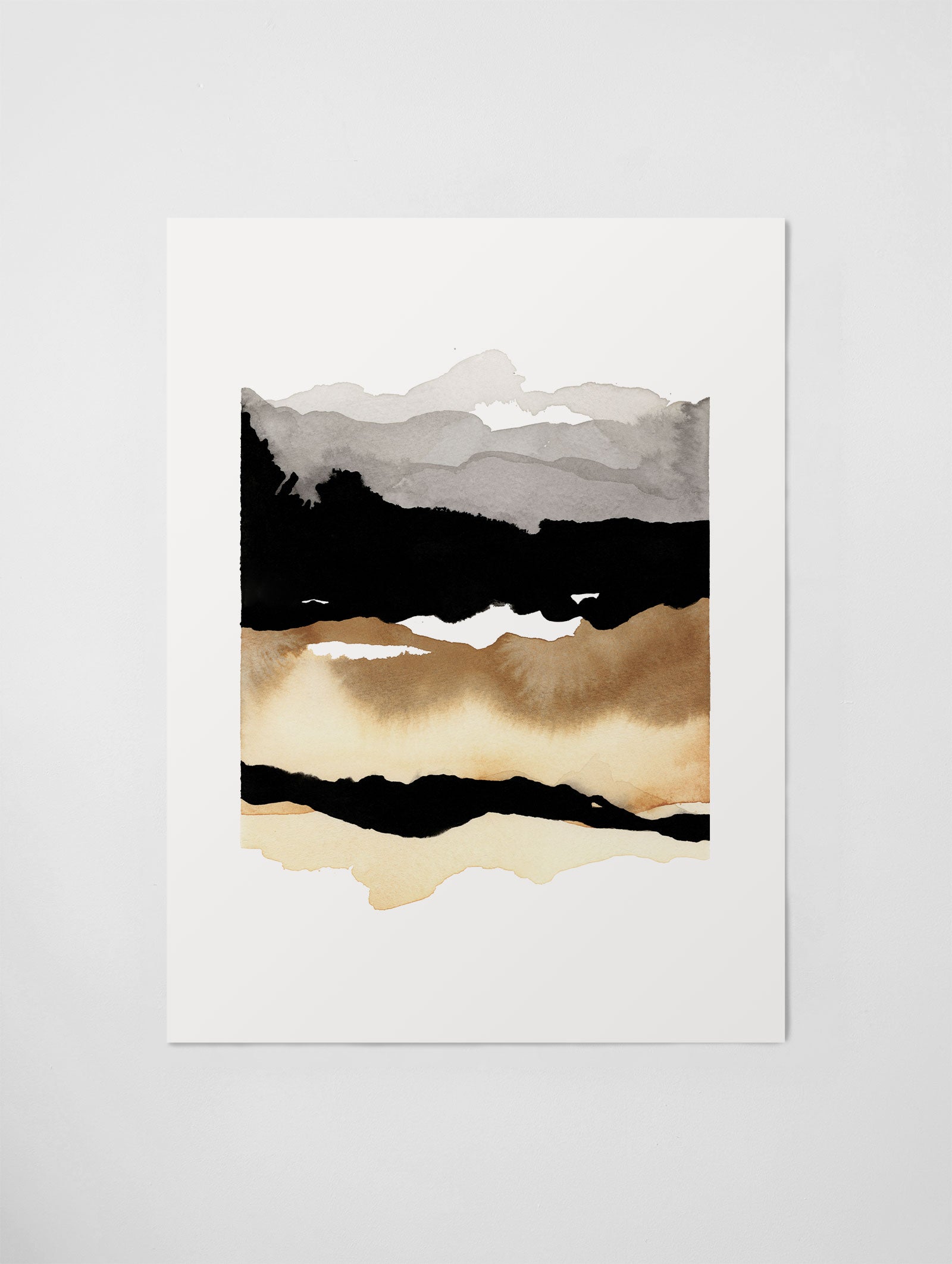 "Mountains & Valleys" Art Print