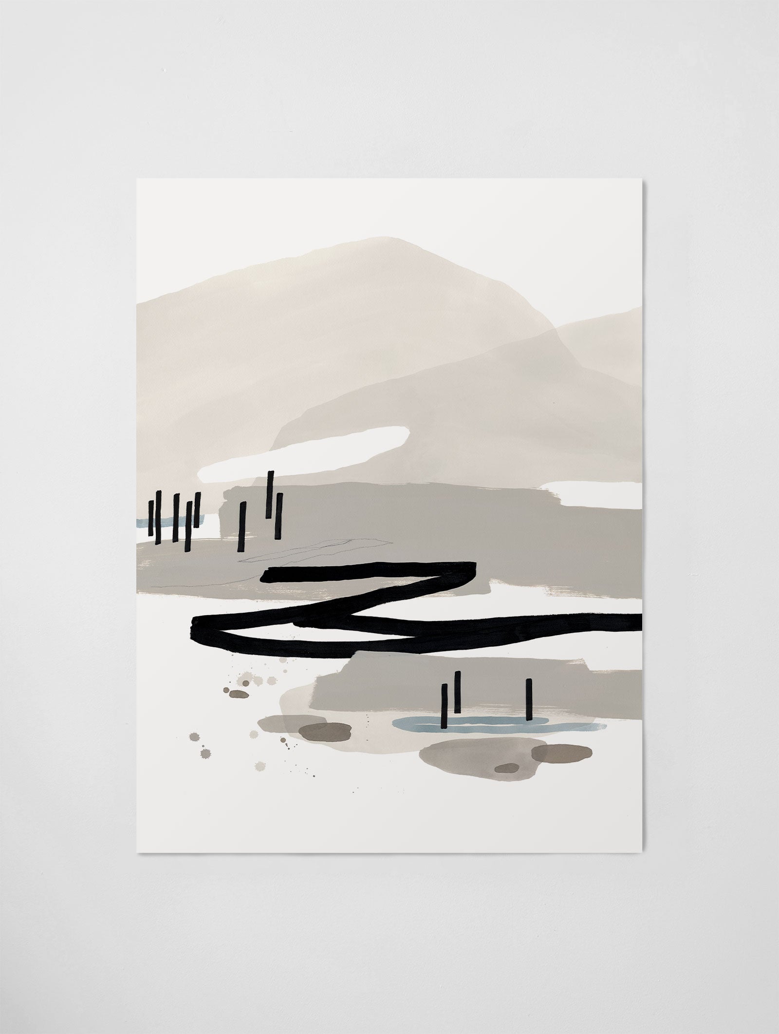 "Coastal Waters I" Art Print
