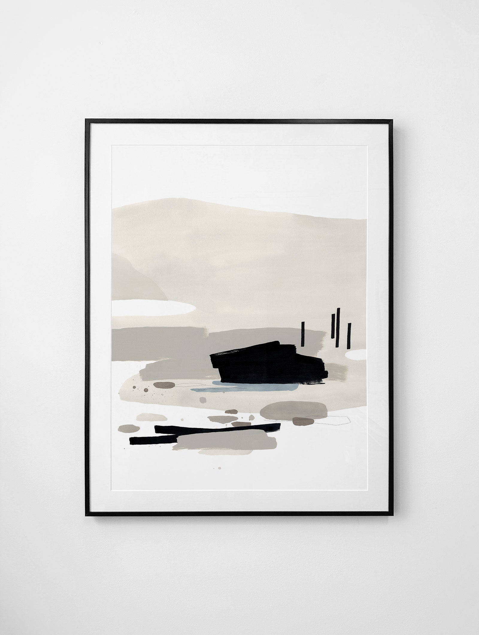 "Coastal Waters II" Framed Print