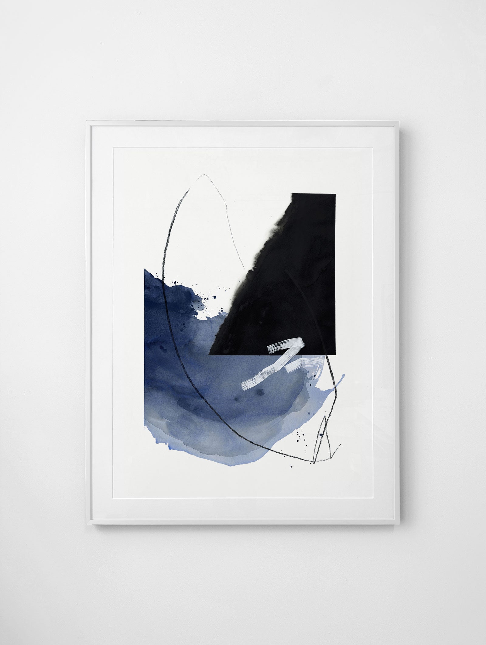 "Rush Of Relief" Framed Print