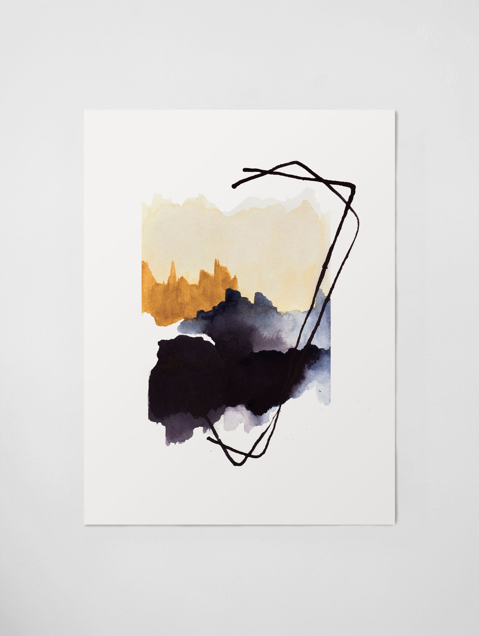 "Cave In The Mountains" Art Print