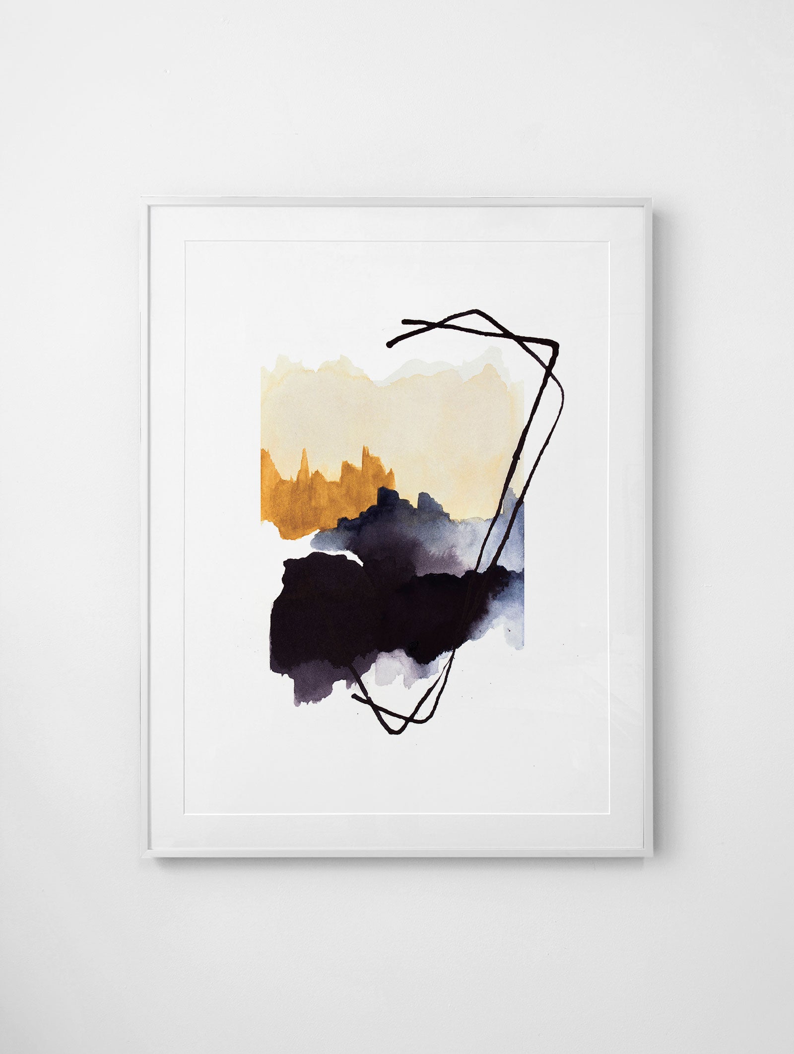 "Cave In The Mountains" Art Print