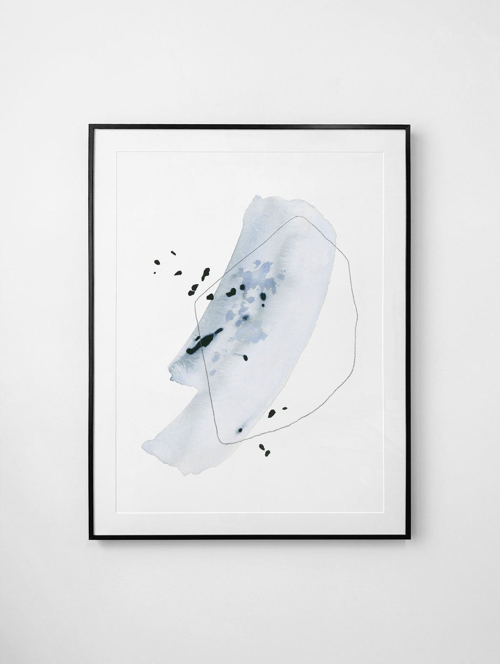 "Skipping Stones" Framed Print
