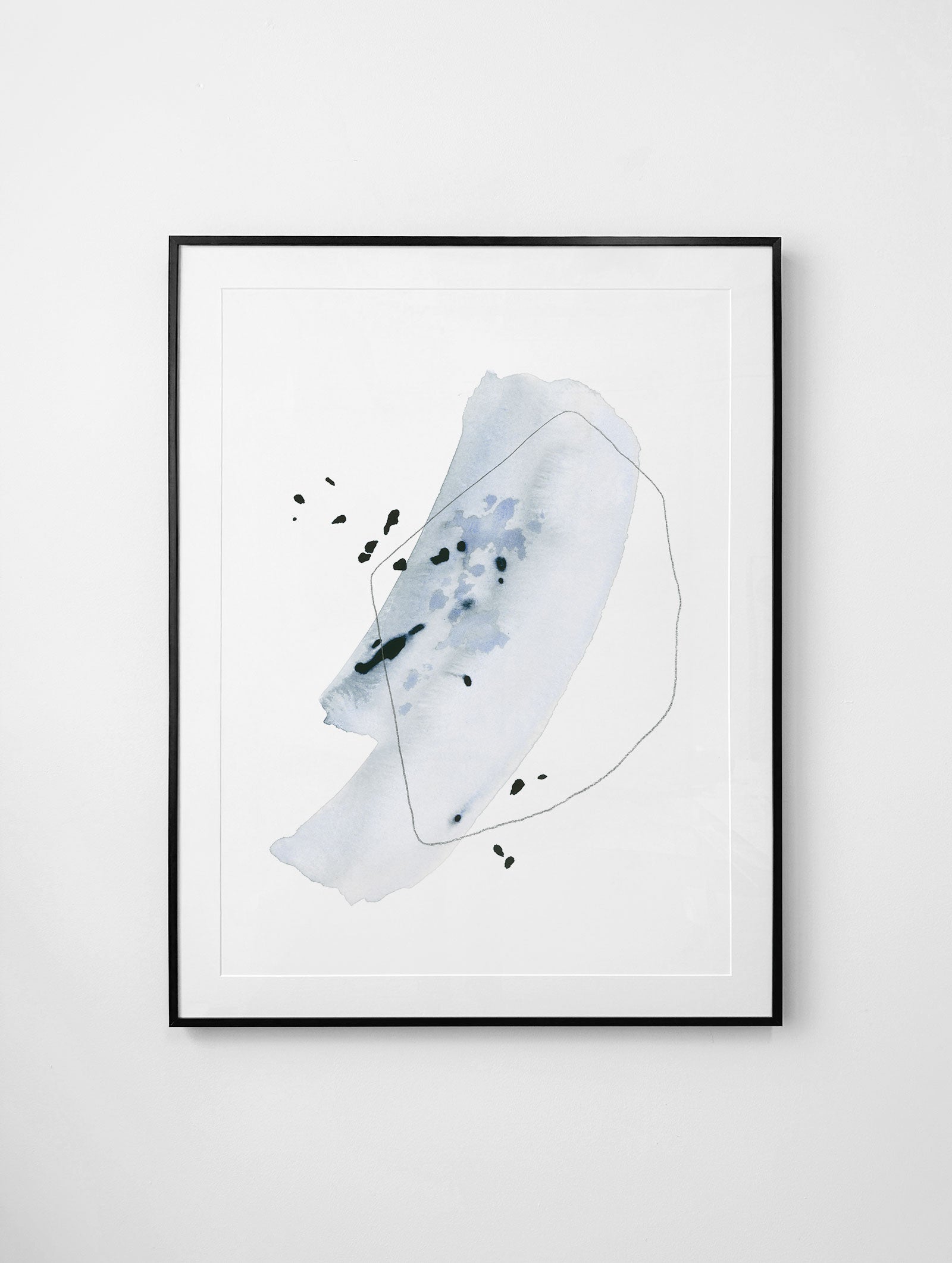"Skipping Stones" Framed Print