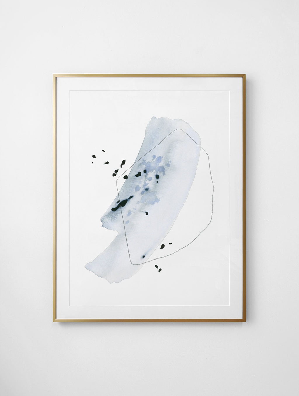 "Skipping Stones" Framed Print