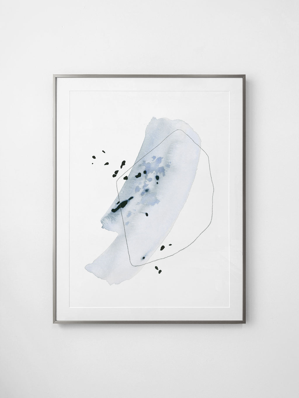 "Skipping Stones" Framed Print