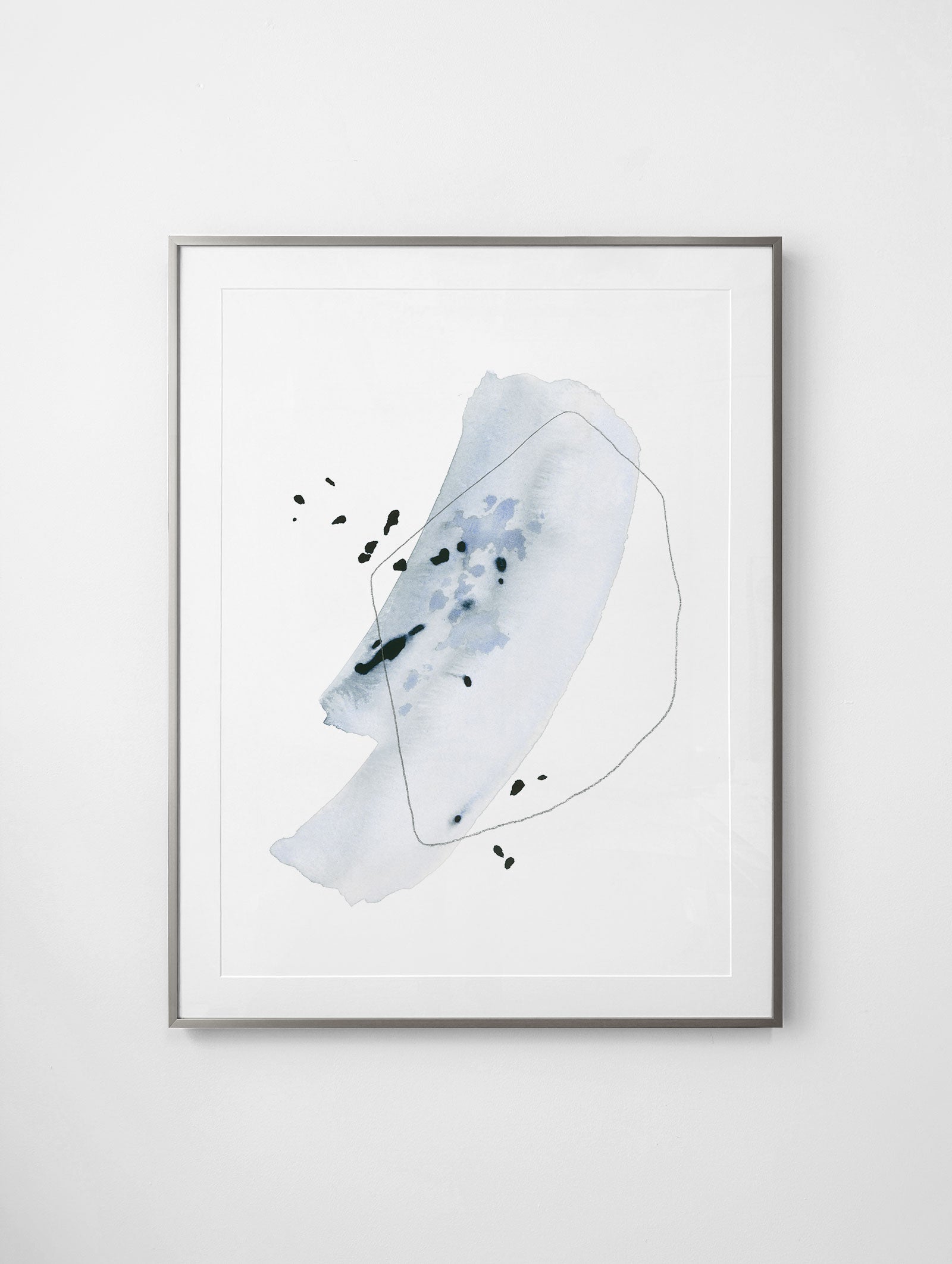 "Skipping Stones" Framed Print