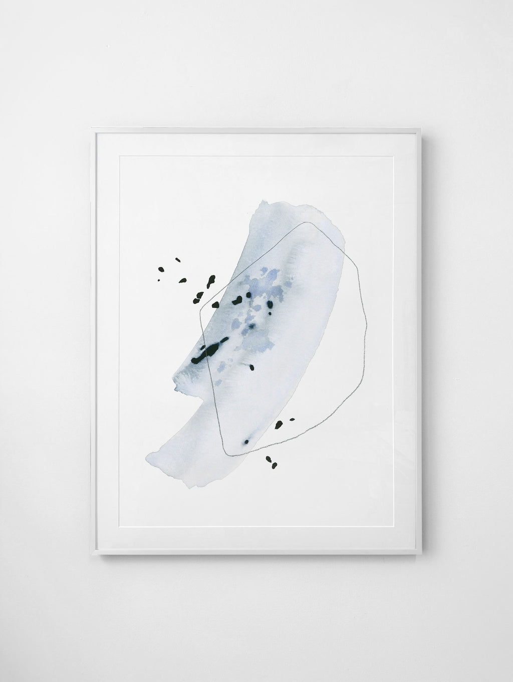 "Skipping Stones" Framed Print