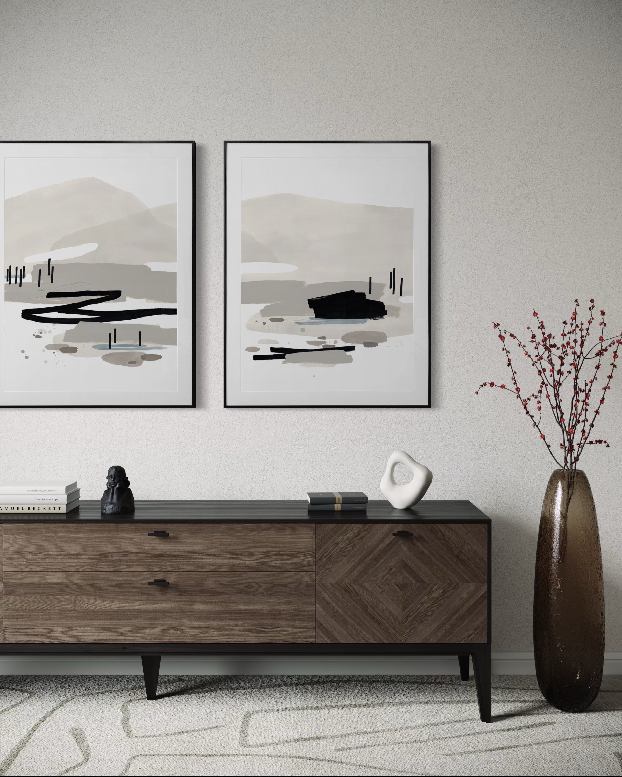 "Coastal Waters I" Framed Print