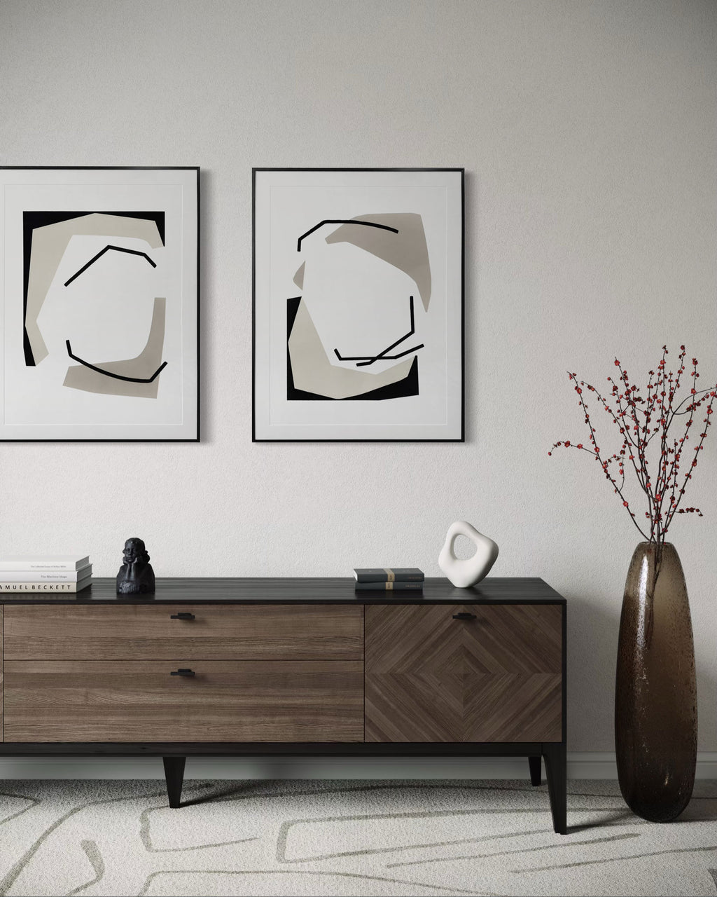 "Hidden Rocks I" Art Print