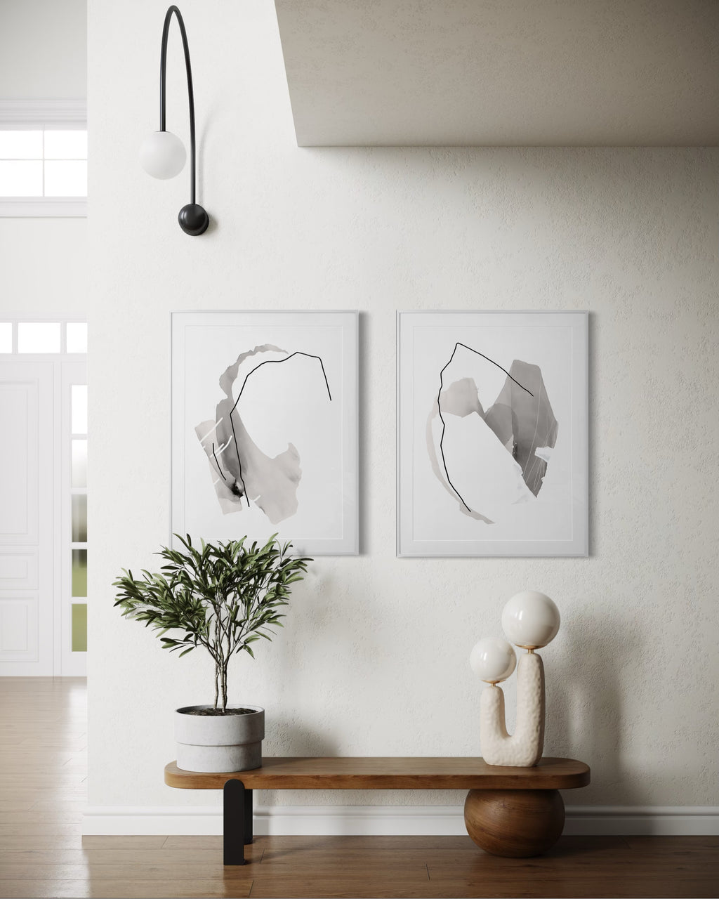 "Inhale" & "Exhale" Print Set