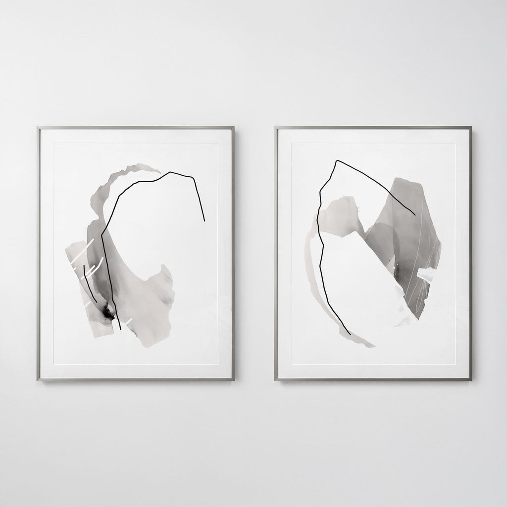 "Inhale" & "Exhale" Print Set