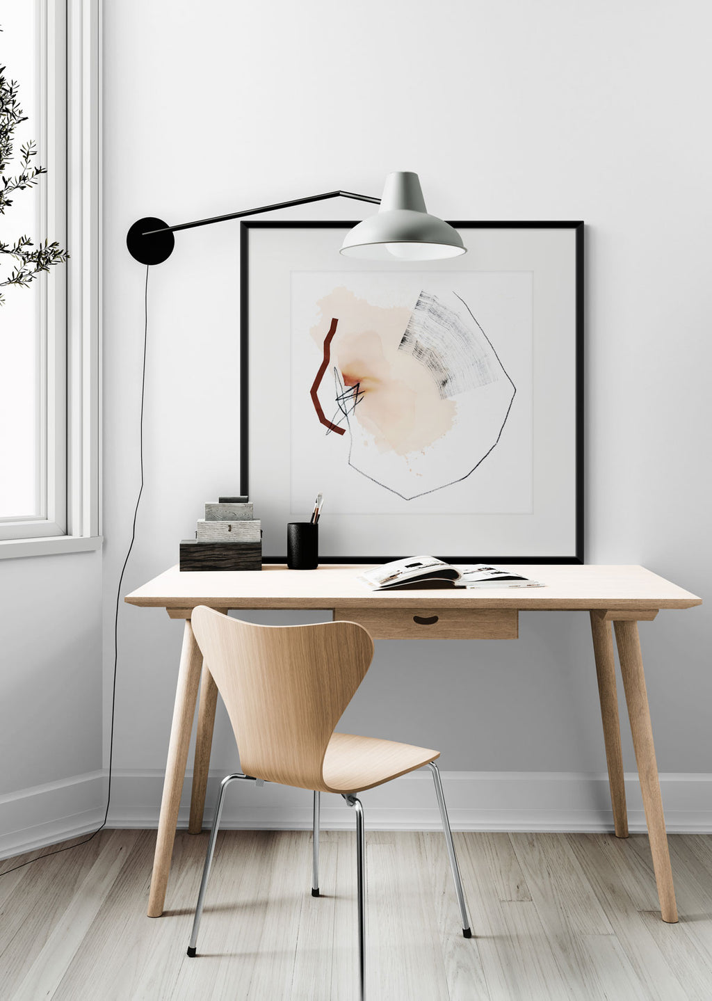 "Looking Outward" Framed Print