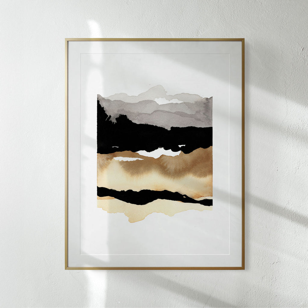 "Mountains & Valleys" Art Print