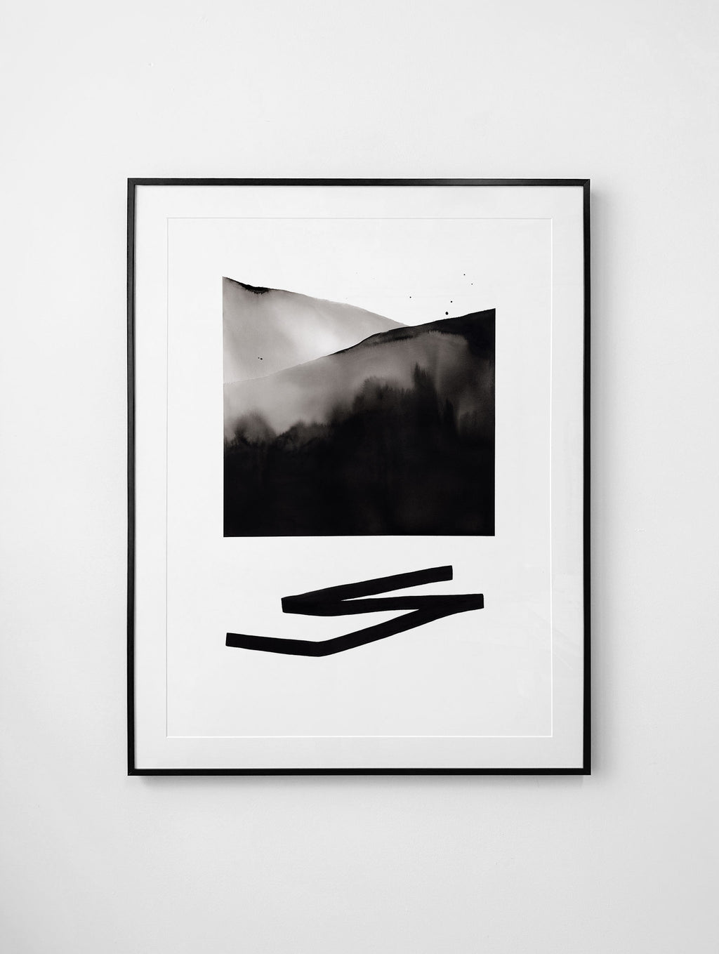 "Out of Office" Framed Print — 20 x 28"