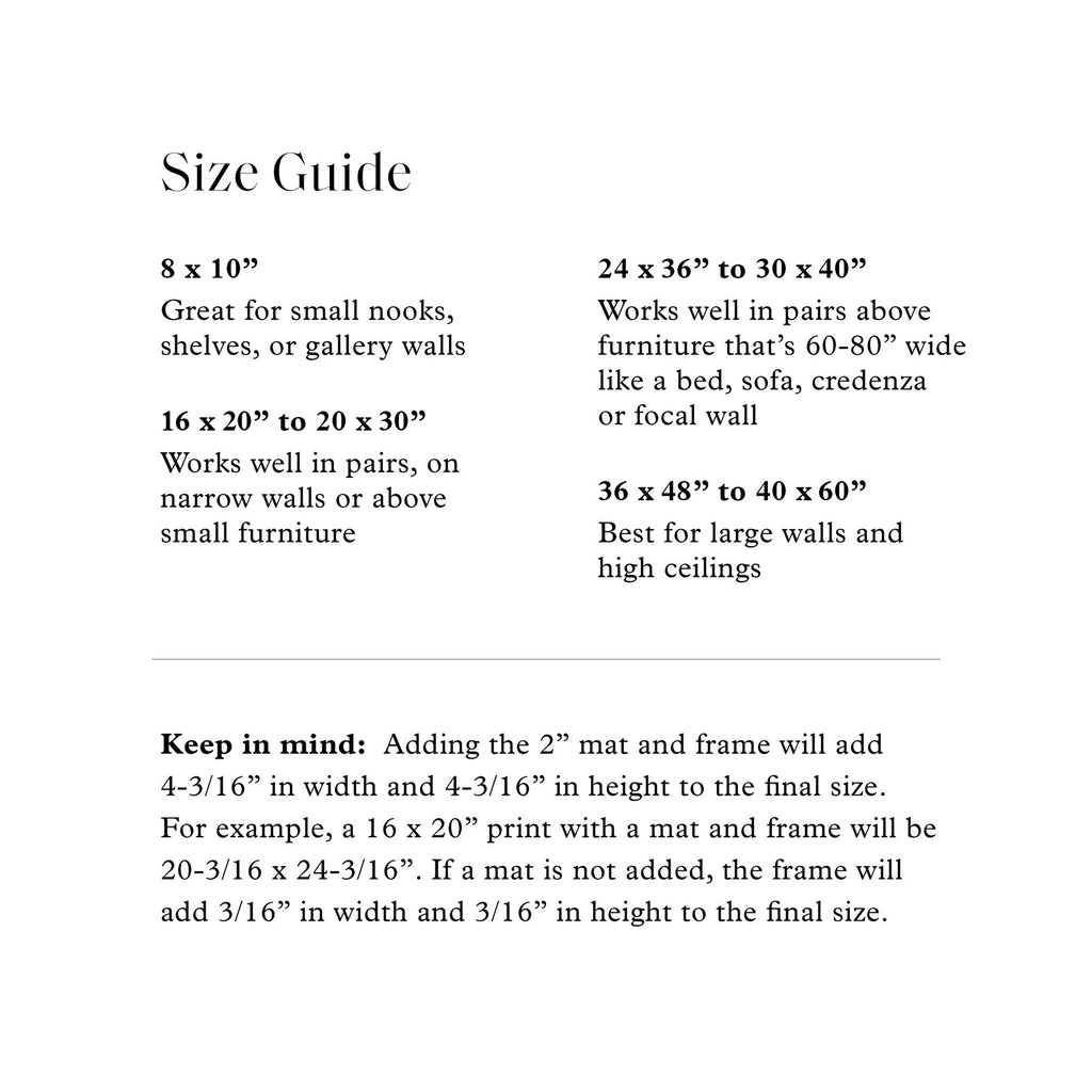 "Sky Lines" & "Adrift" Print Set