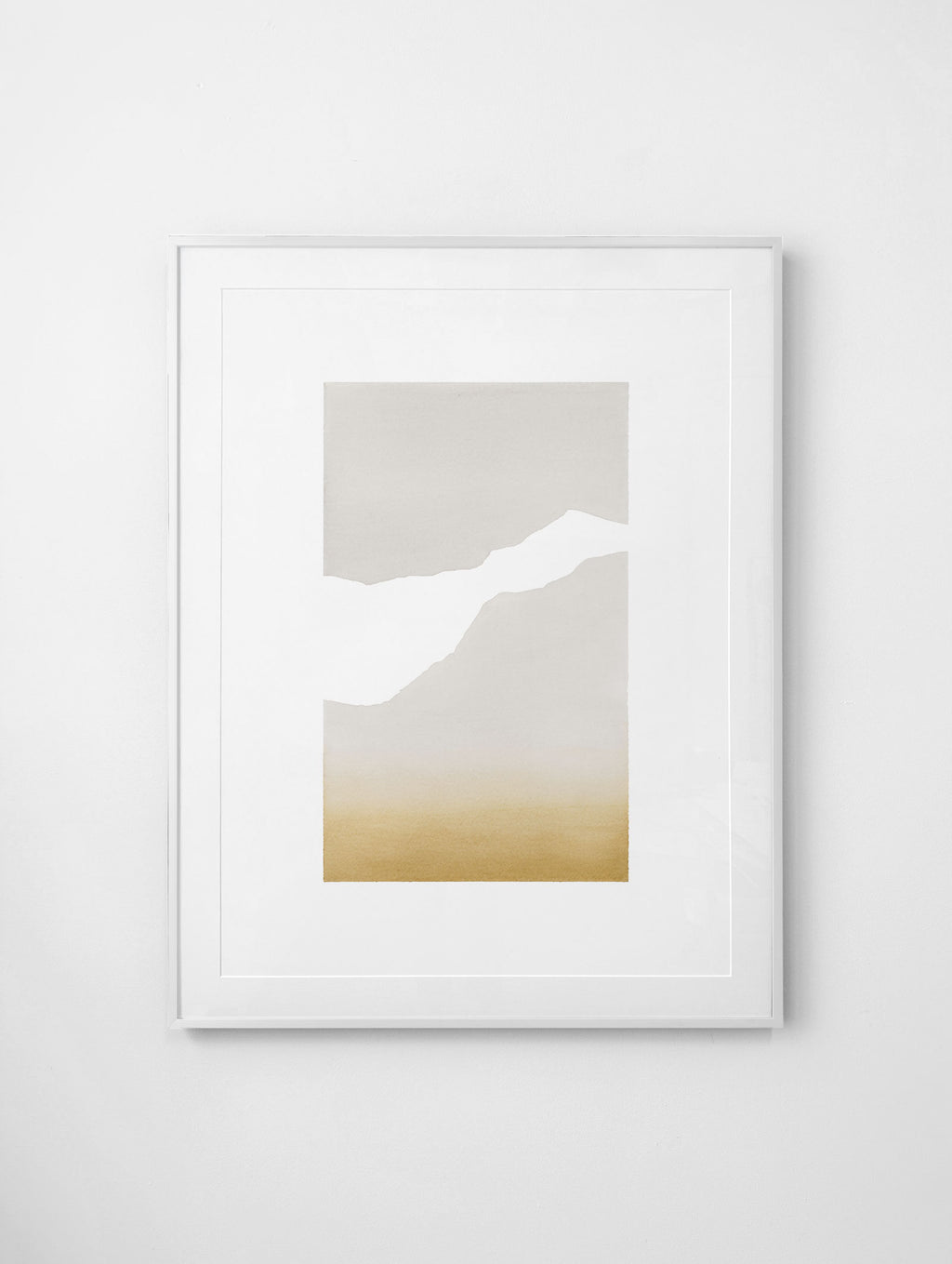 "Sunset #4" Framed Print