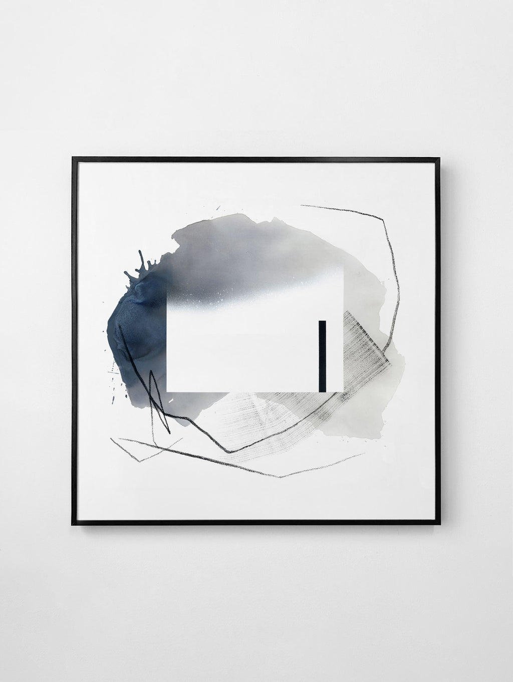 "Tranquil Tides II" Framed Print — 30 x 30"