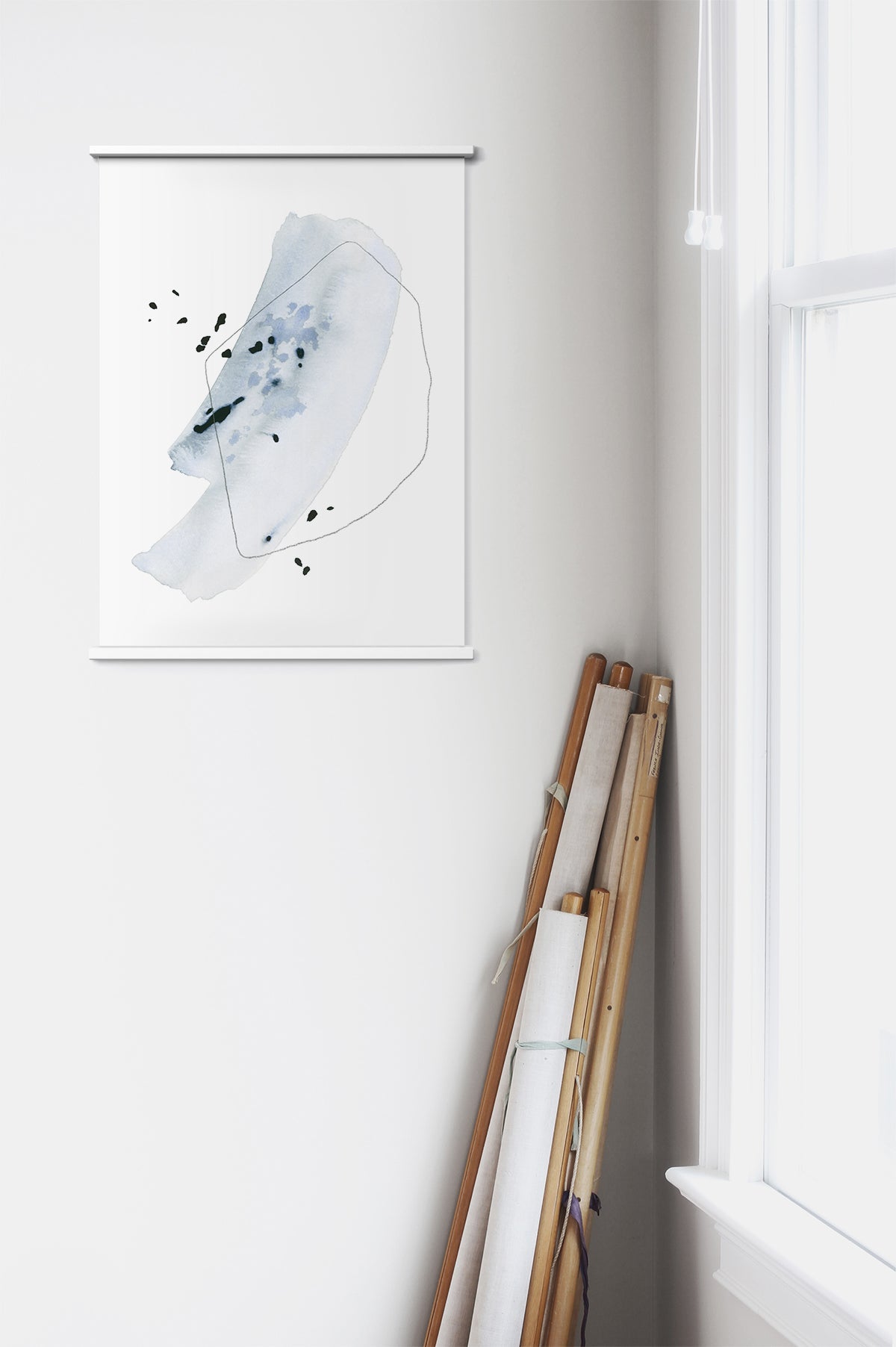 "Skipping Stones" Art Print